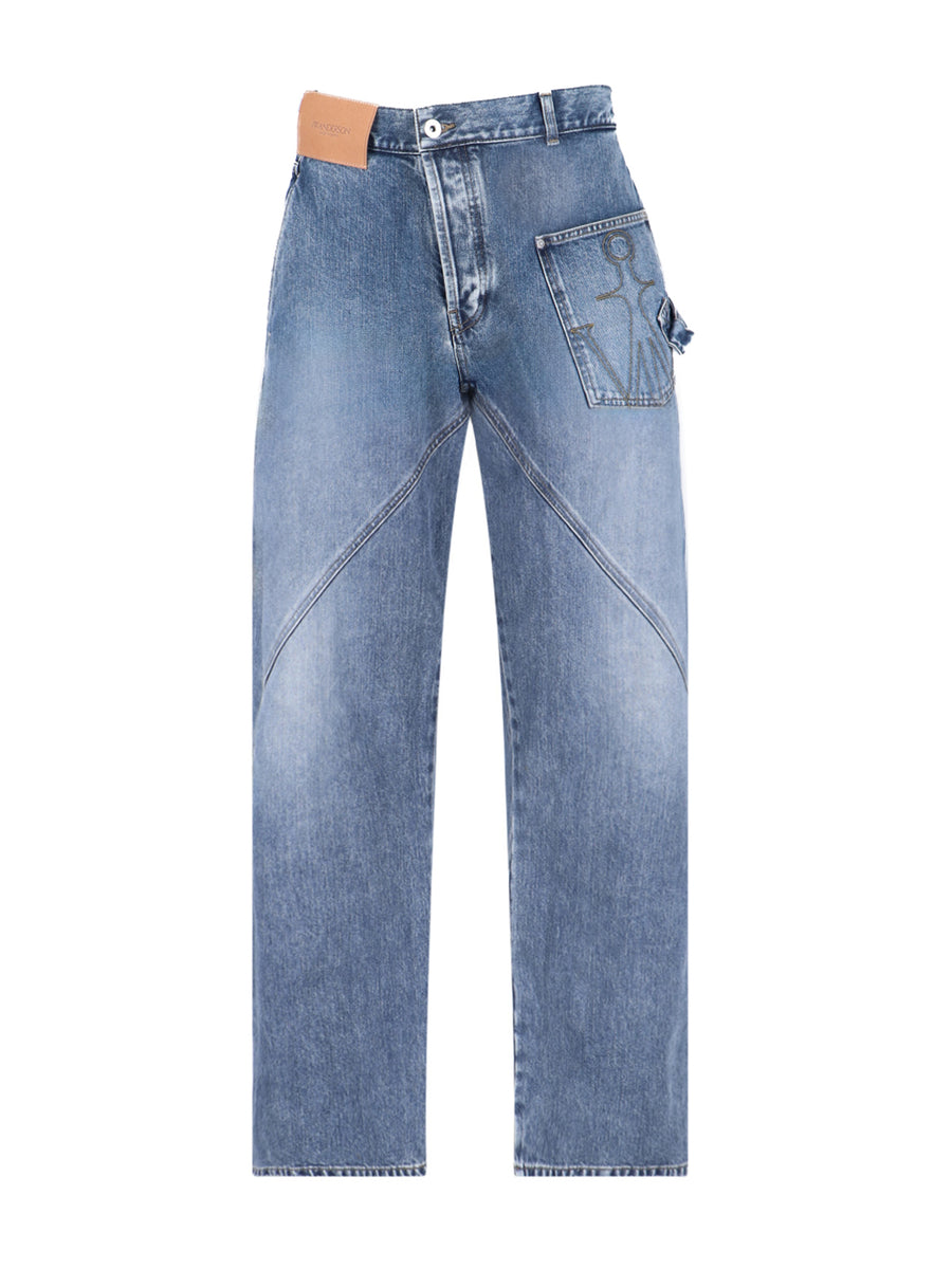 J.W.Anderson 100% Cotton jeans in blue