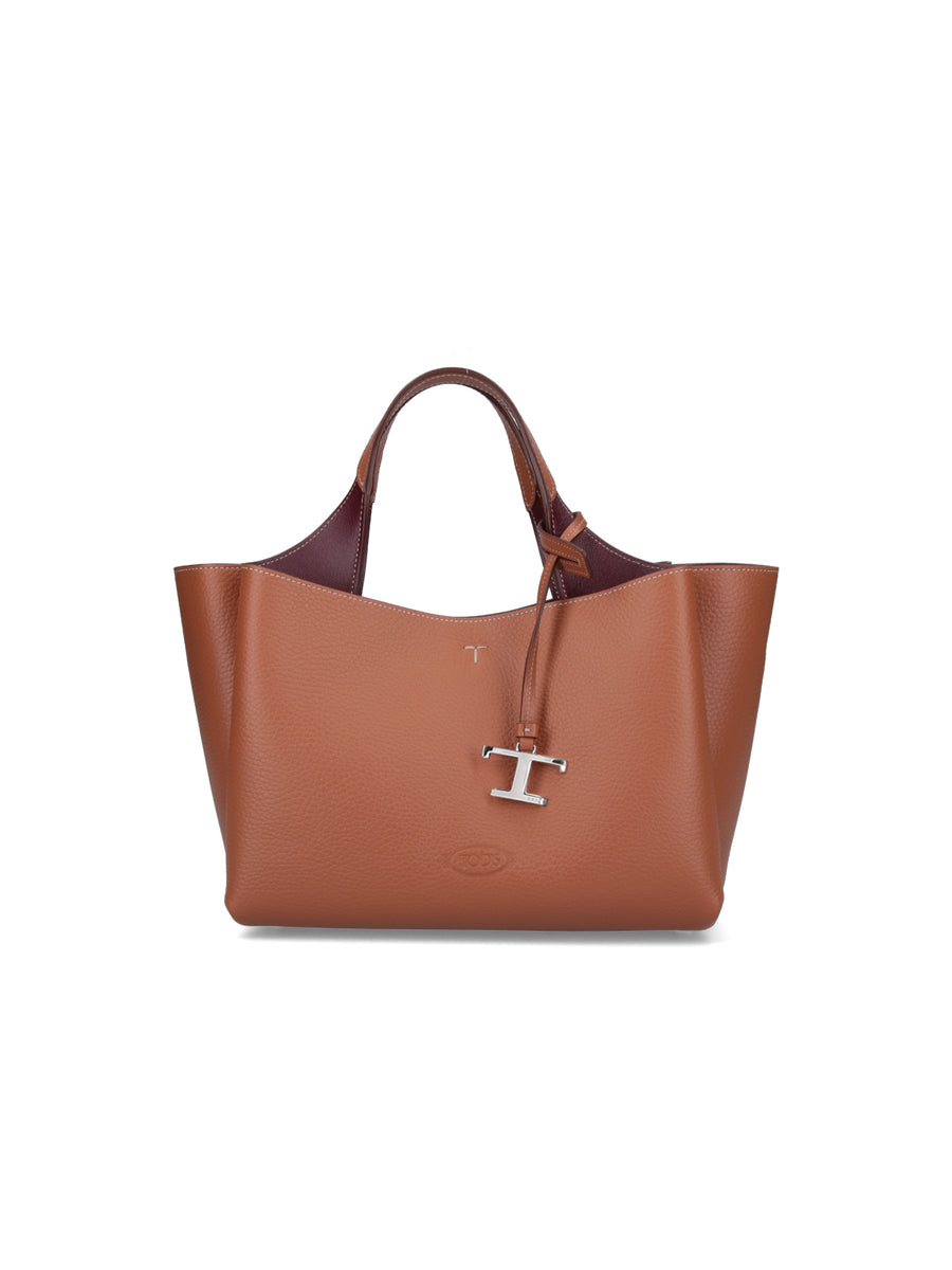 Tod's 100% Calf Leather tote bag in brown