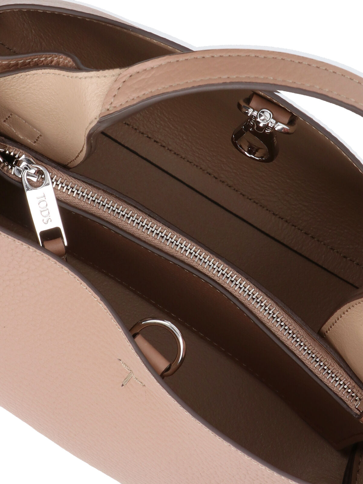 Tods Bags Beige Calf Leather
