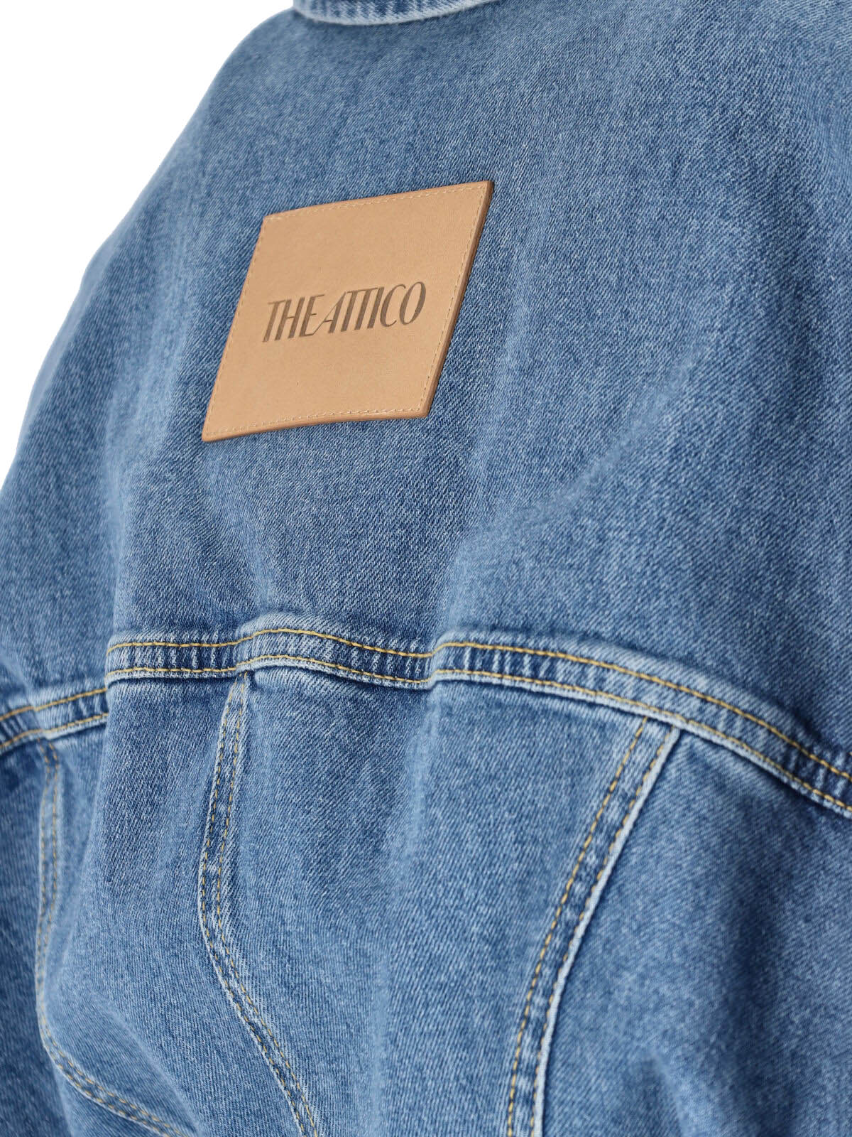 The Attico Dresses Blue Cotton