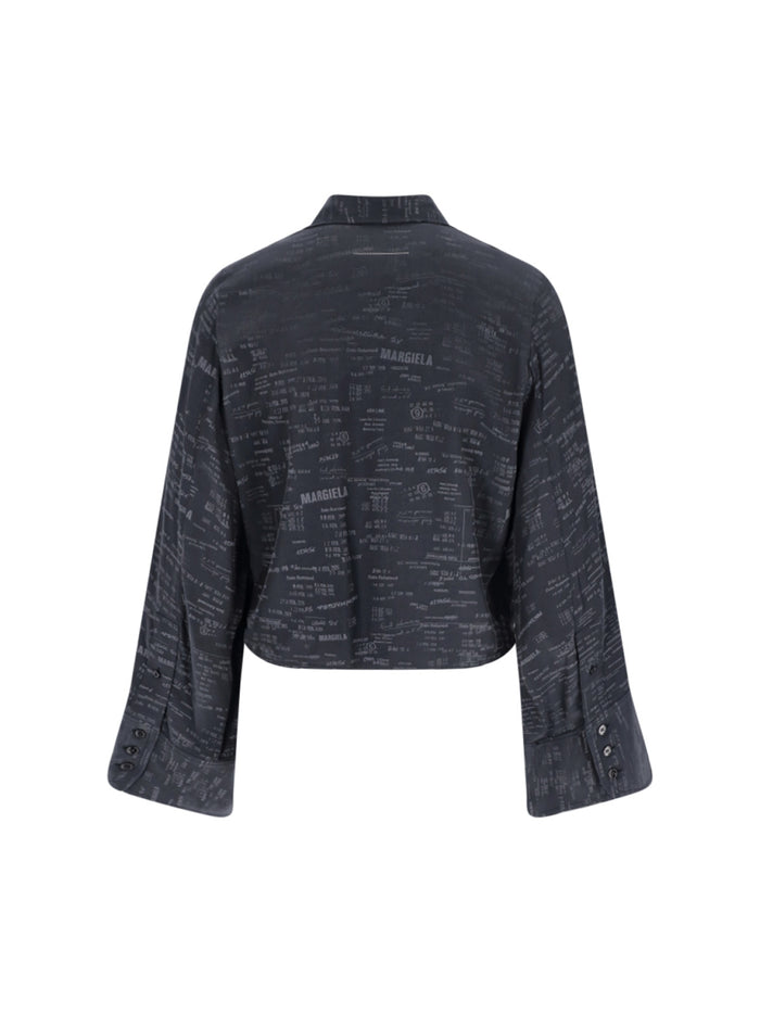 MM6 Maison Margiela Shirts Grey Acetate