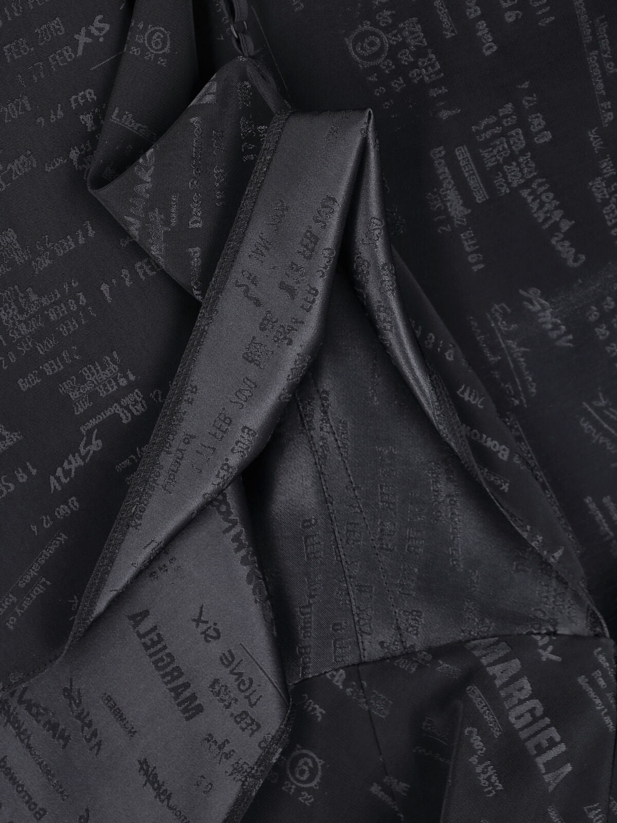 MM6 Maison Margiela Dresses Black Acetate