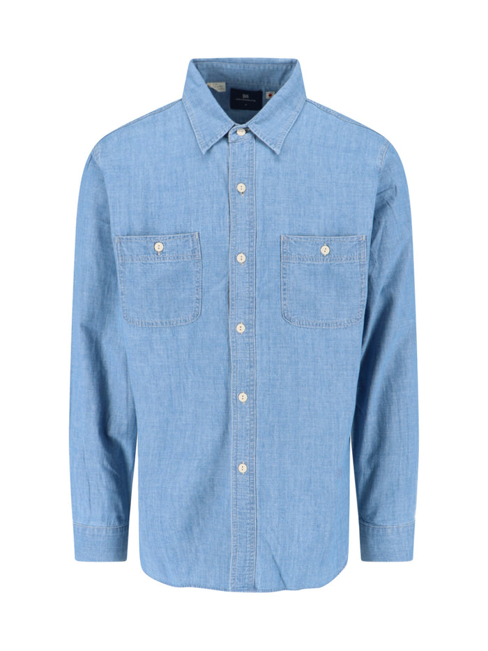 LEVIS STRAUSS Shirts Blue Cotton