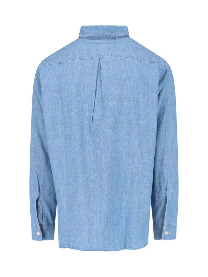 LEVIS STRAUSS Shirts Blue Cotton