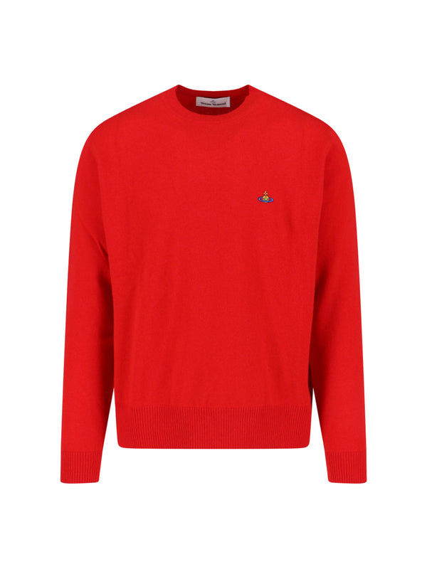 Vivienne Westwood 90% Wool sweater in red