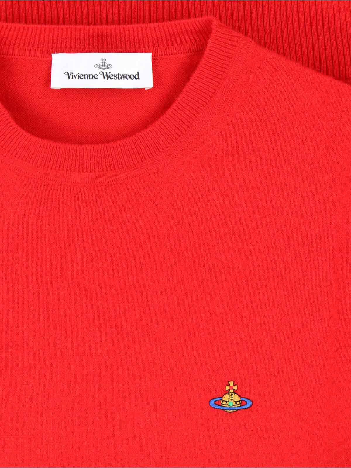 Vivienne Westwood Sweaters Red Wool