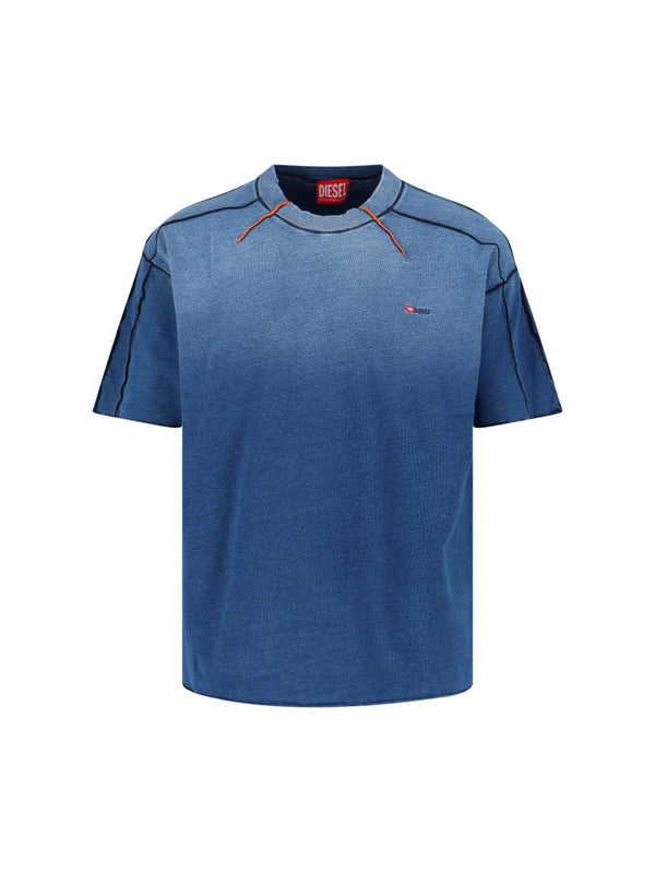Diesel 100% Cotton t-shirt in blue