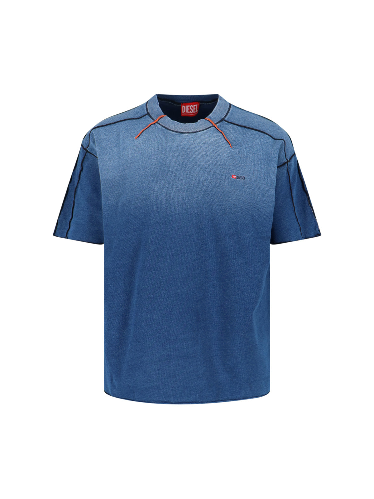 Diesel T-shirts and Polos Blue Cotton