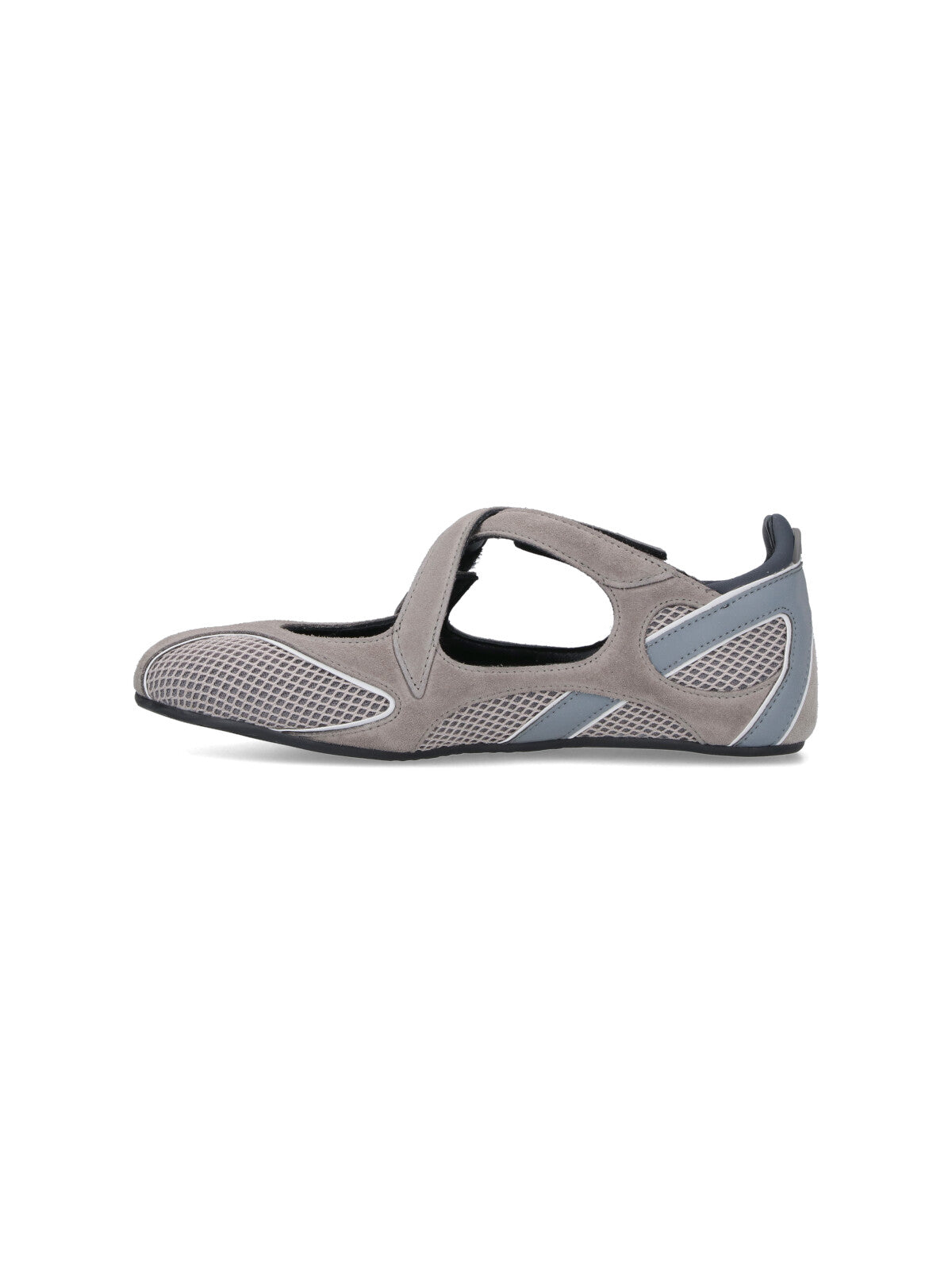 The Attico Flat shoes Grey Polyurethane