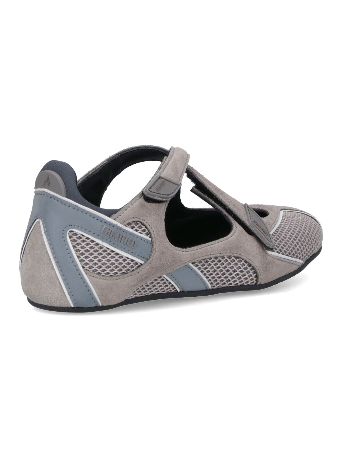 The Attico Flat shoes Grey Polyurethane