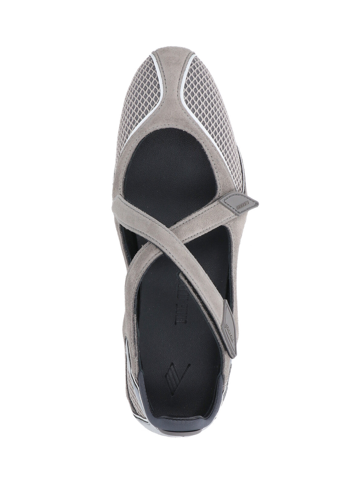 The Attico Flat shoes Grey Polyurethane
