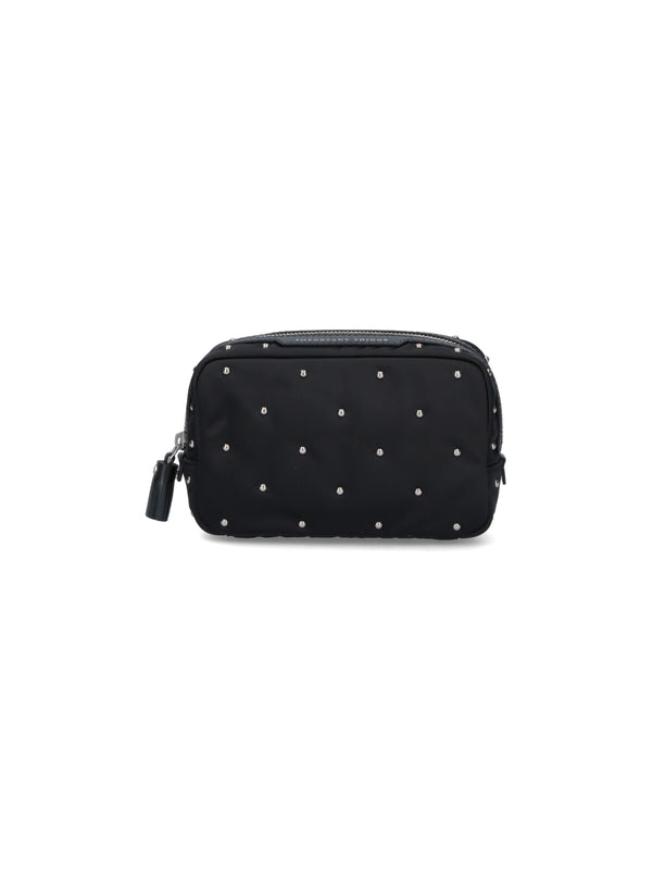 Anya Hindmarch Fabric 1: 100% Recycled Polyester clutch in black