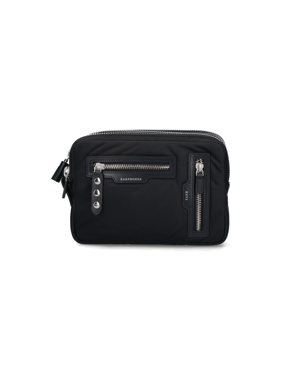 Anya Hindmarch Fabric 1: 100% Recycled Polyester crossbody bag in black