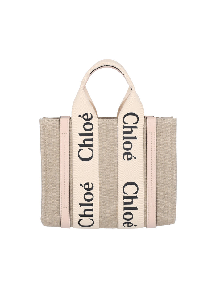 Chloè Bags White Linen