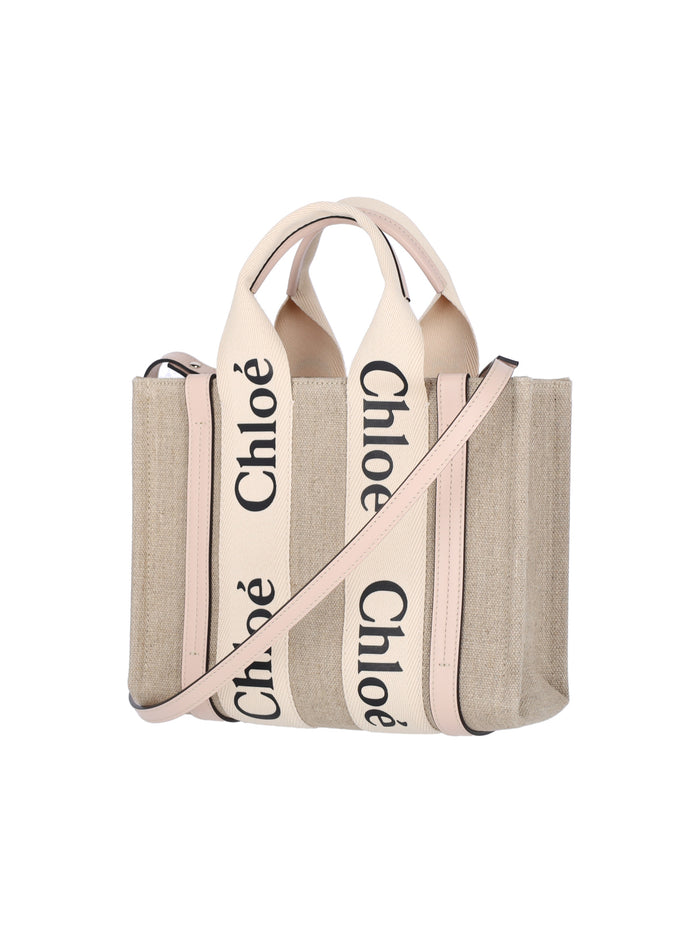 Chloè Bags White Linen