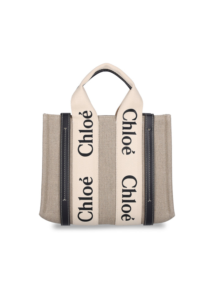 Chloè Bags White Linen