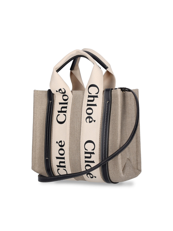 Chloè Bags White Linen
