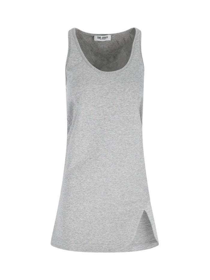 The Attico Dresses Grey Cotton