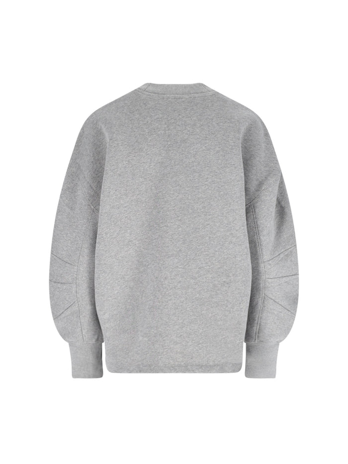 The Attico Sweaters Grey Cotton