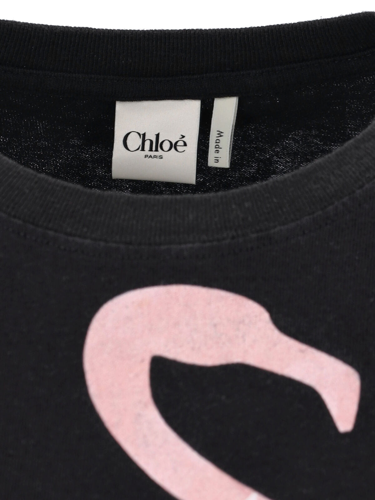 Chloè T-shirts and Polos Black Cotton