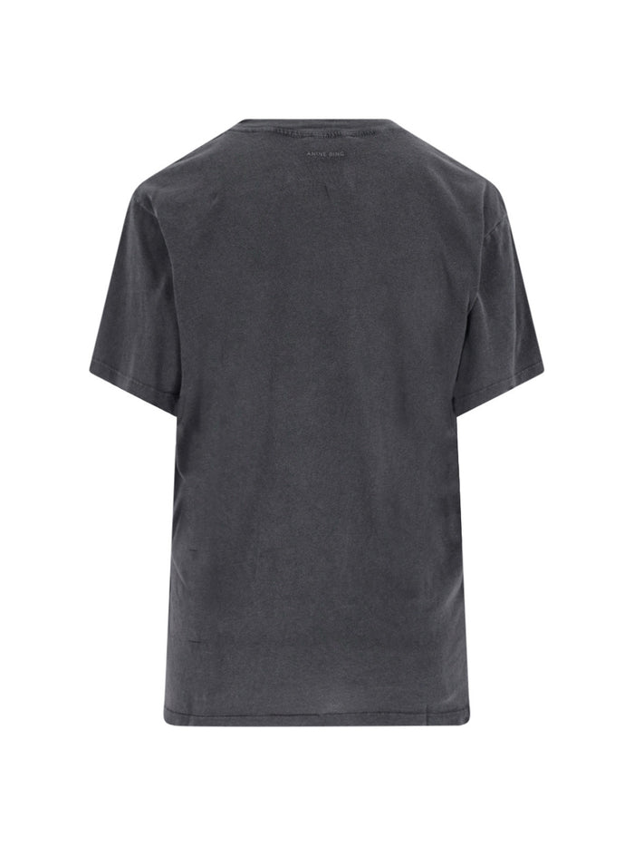 ANINE BING T-shirts and Polos Grey Cotton