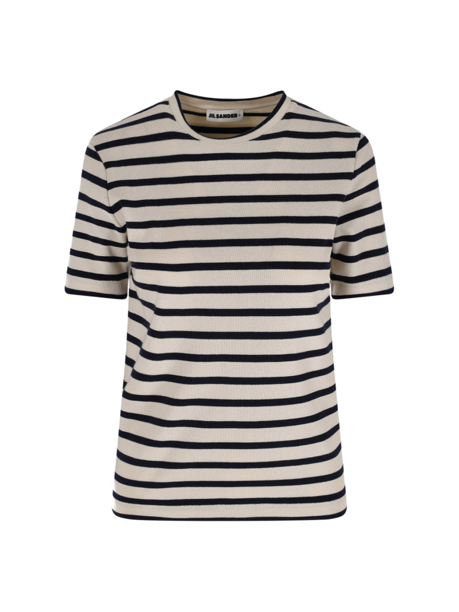 Jil Sander 100% Cotton t-shirt in cream