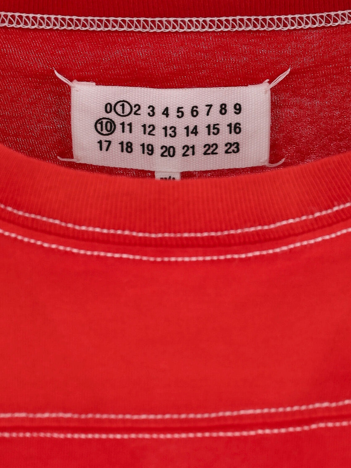 Maison Margiela T-shirts and Polos Red Cotton