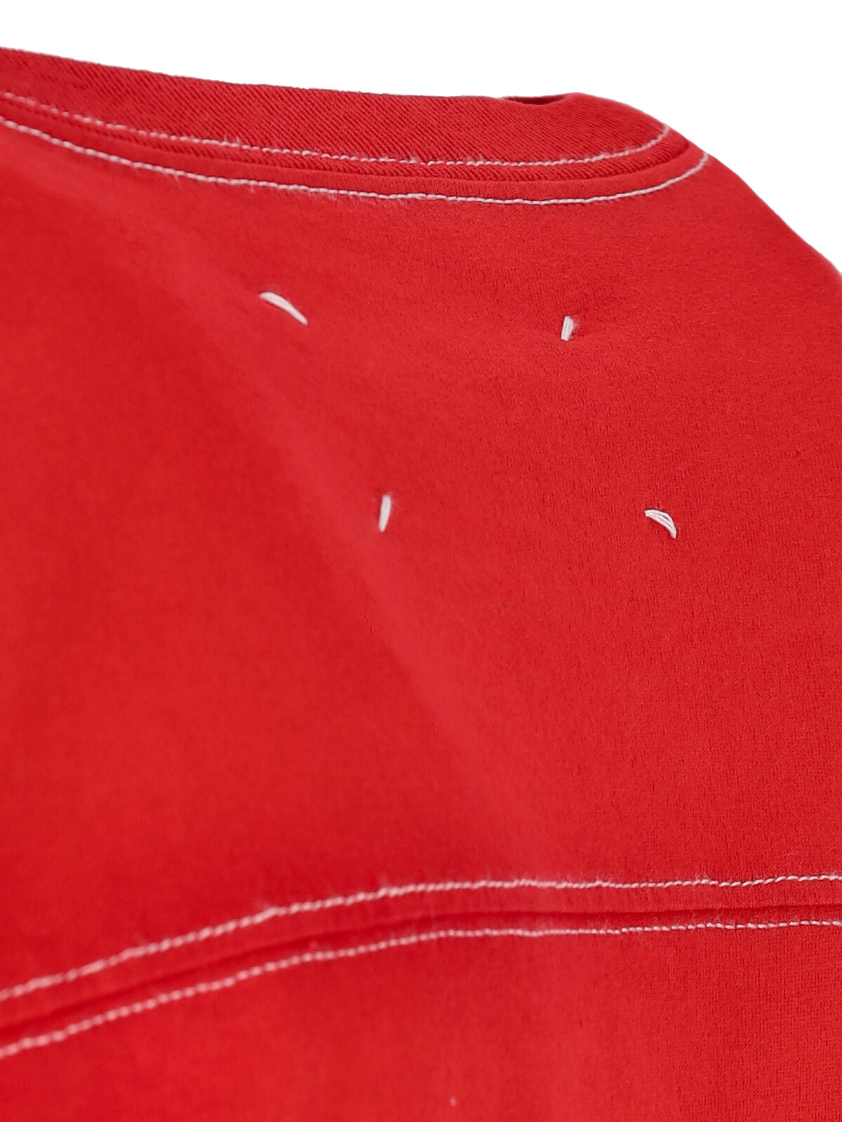Maison Margiela T-shirts and Polos Red Cotton