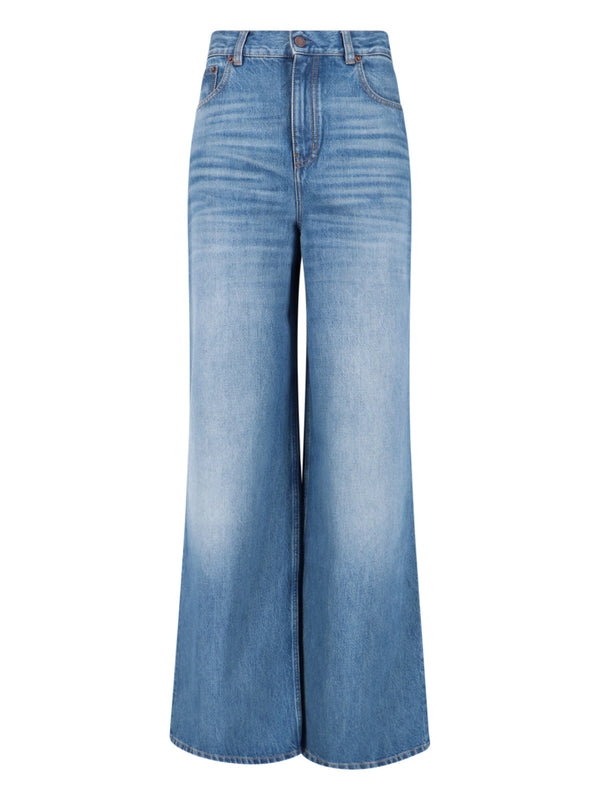 Chloè Outer Shell: 100% Cotton jeans in blue