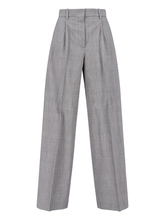 Golden Goose Trousers Grey Virgin Wool