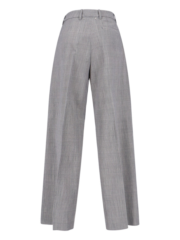 Golden Goose Trousers Grey Virgin Wool