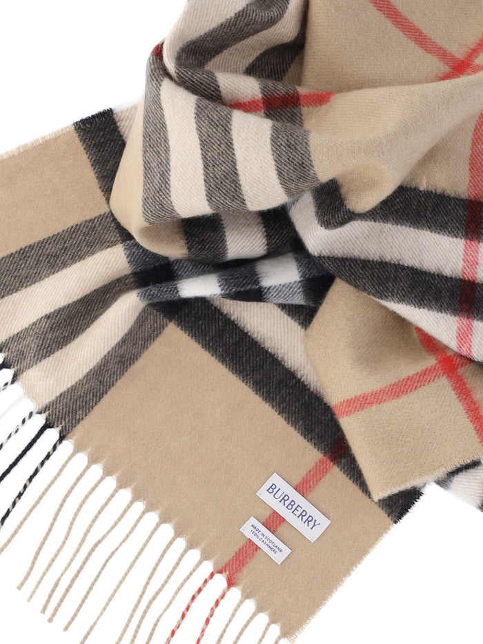 Burberry Scarfs Beige Cashmere