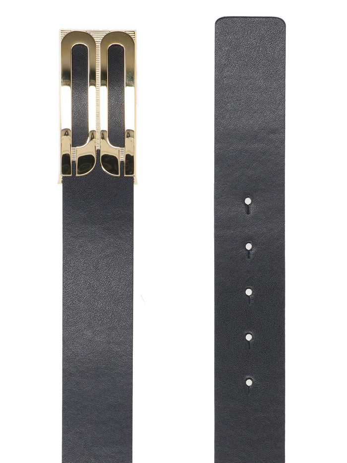 Victoria Beckham Belts Black Leather