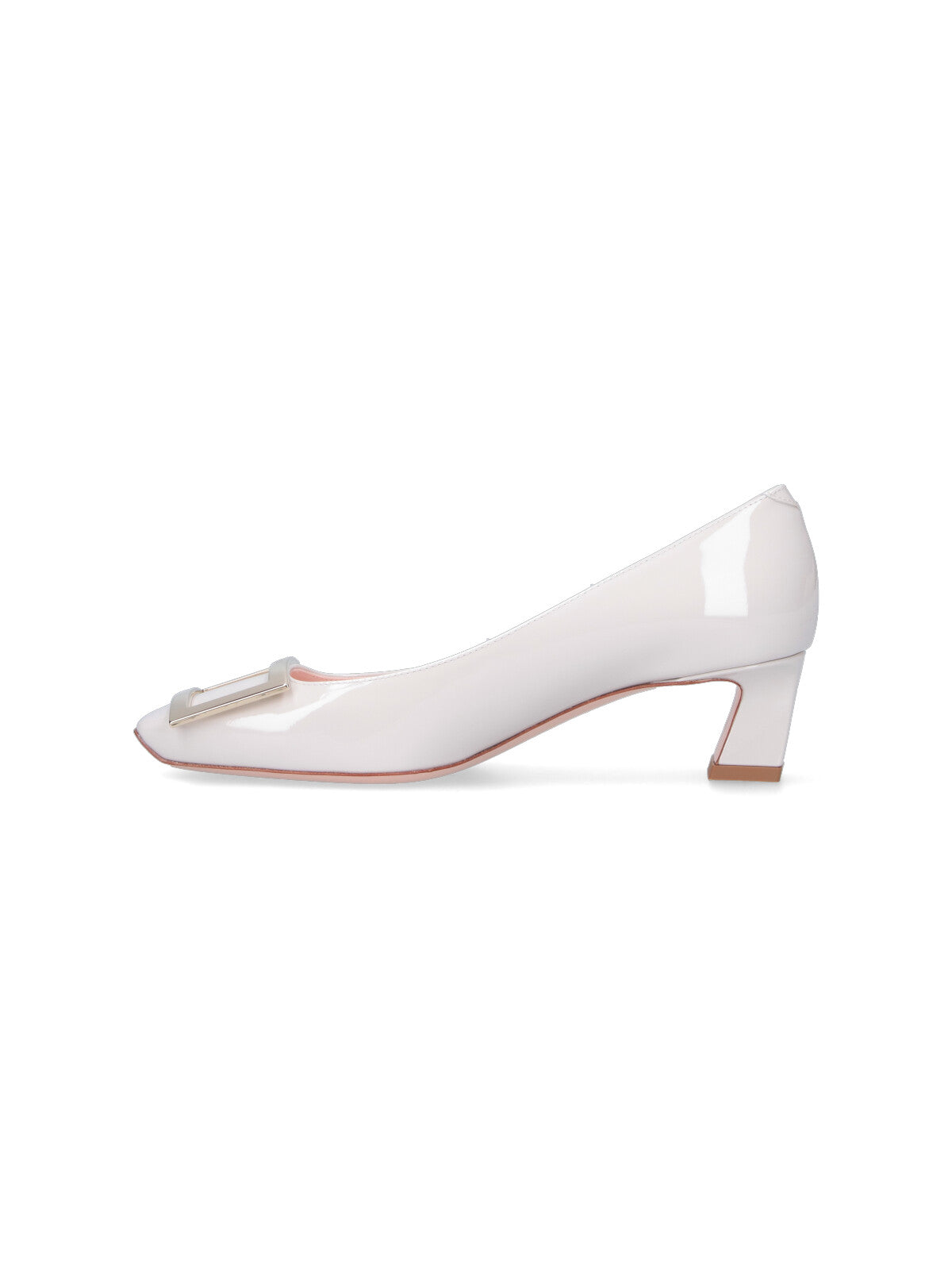 Roger Vivier With Heel White Outer: Calf Leather