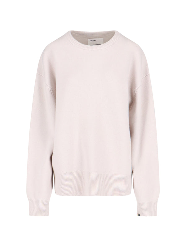 Extreme Cashmere 94% Cashmere sweater in white