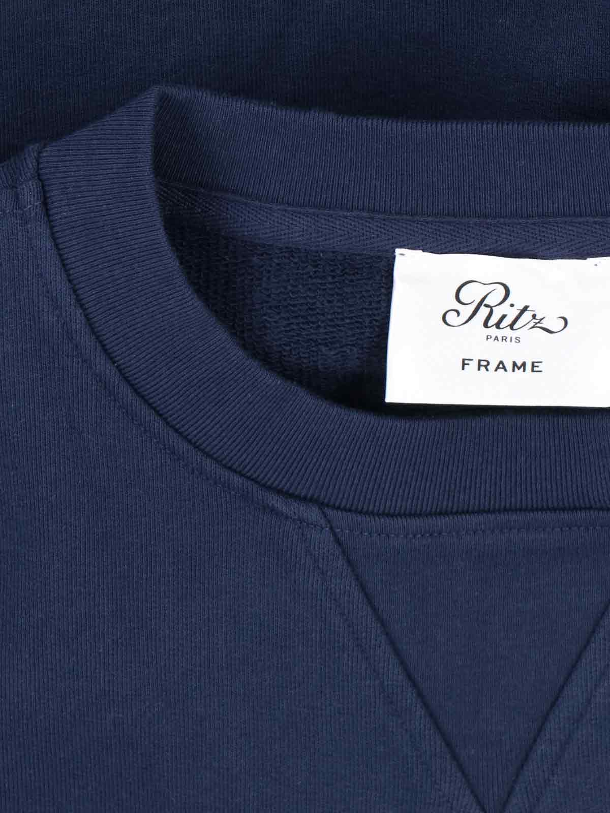 Frame Sweaters Blue Cotton