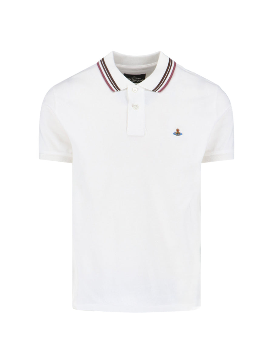 Vivienne Westwood 100% Cotton polo in white