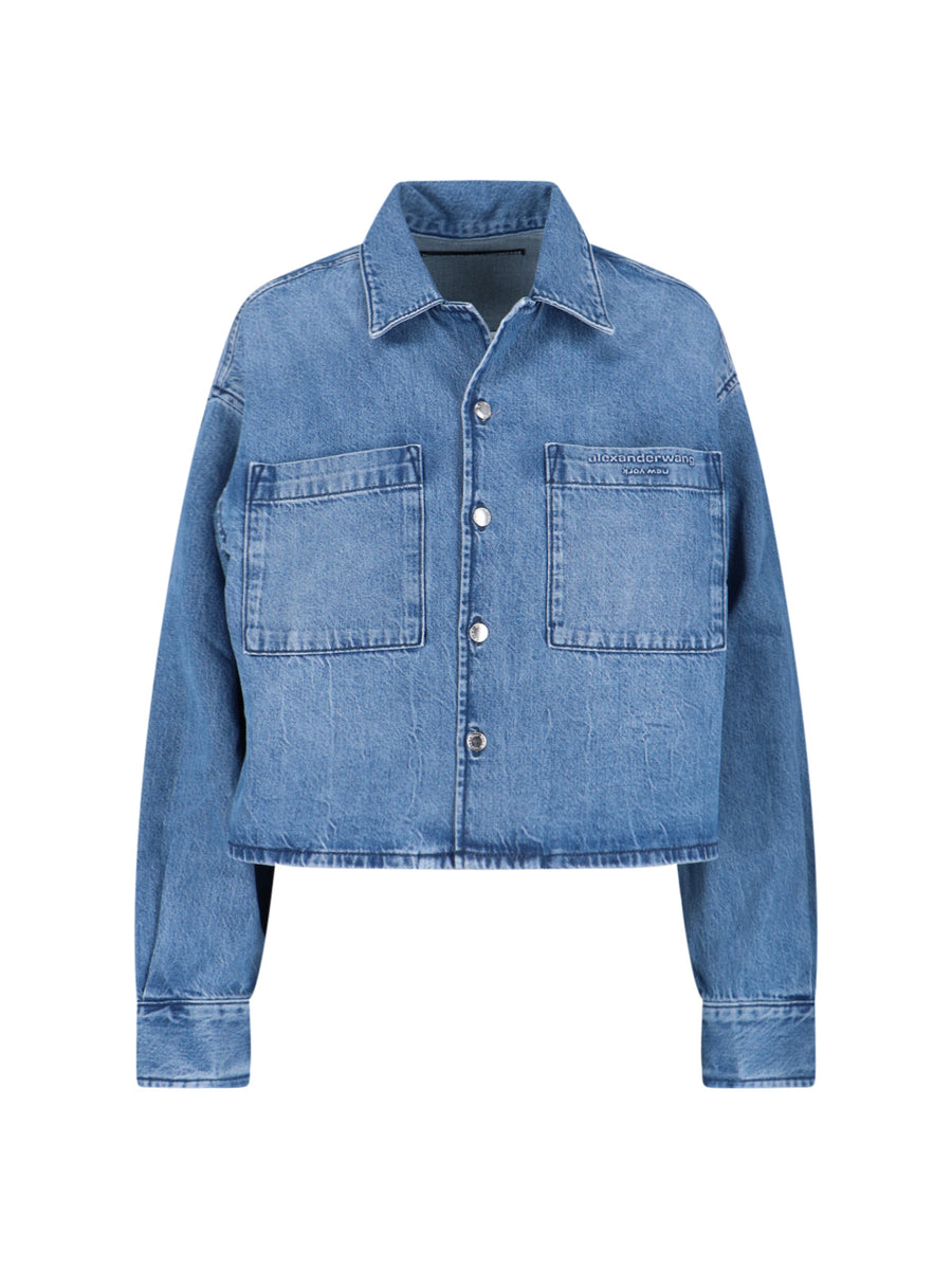Alexander Wang 100% Cotton jacket in blue