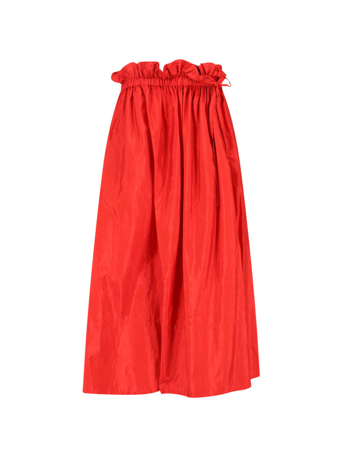 Jil Sander Skirts Red Polyamide
