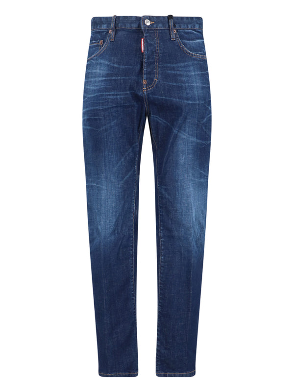Dsquared2 98% cotton jeans in blue