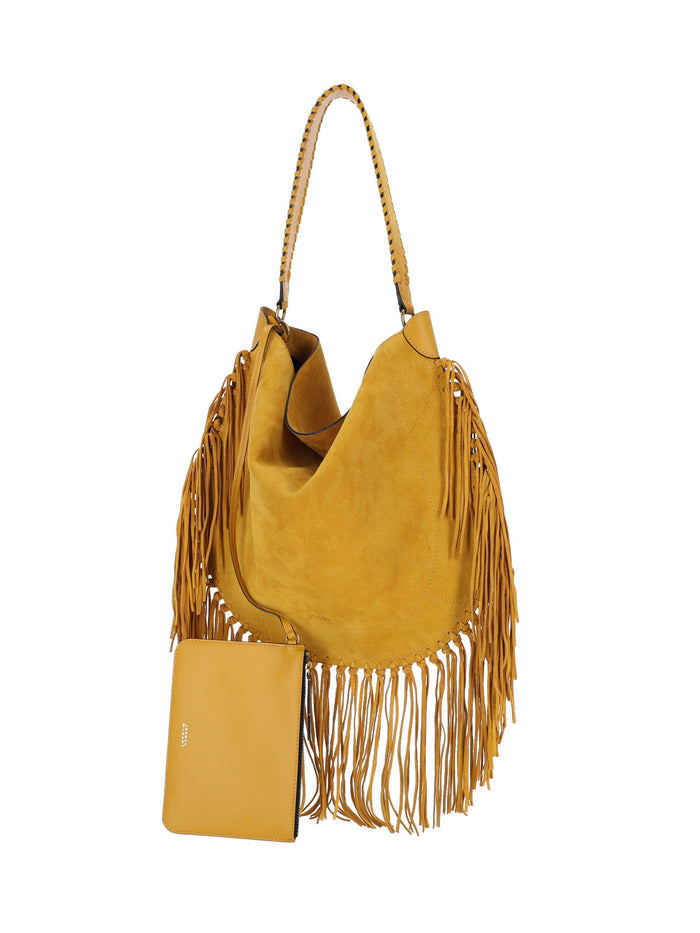 Isabel Marant Bags Yellow Main Material: Calfskin Suede