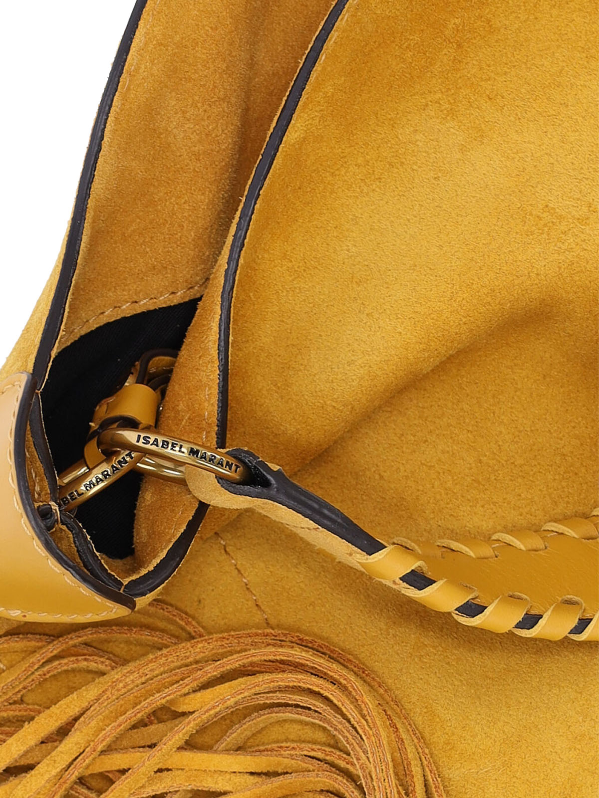 Isabel Marant Bags Yellow Main Material: Calfskin Suede
