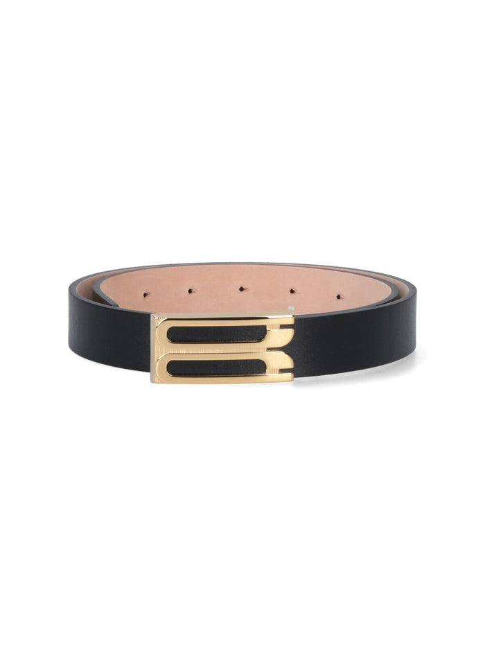 Victoria Beckham Belts Black Leather