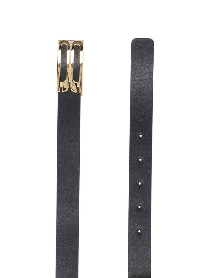 Victoria Beckham Belts Black Leather