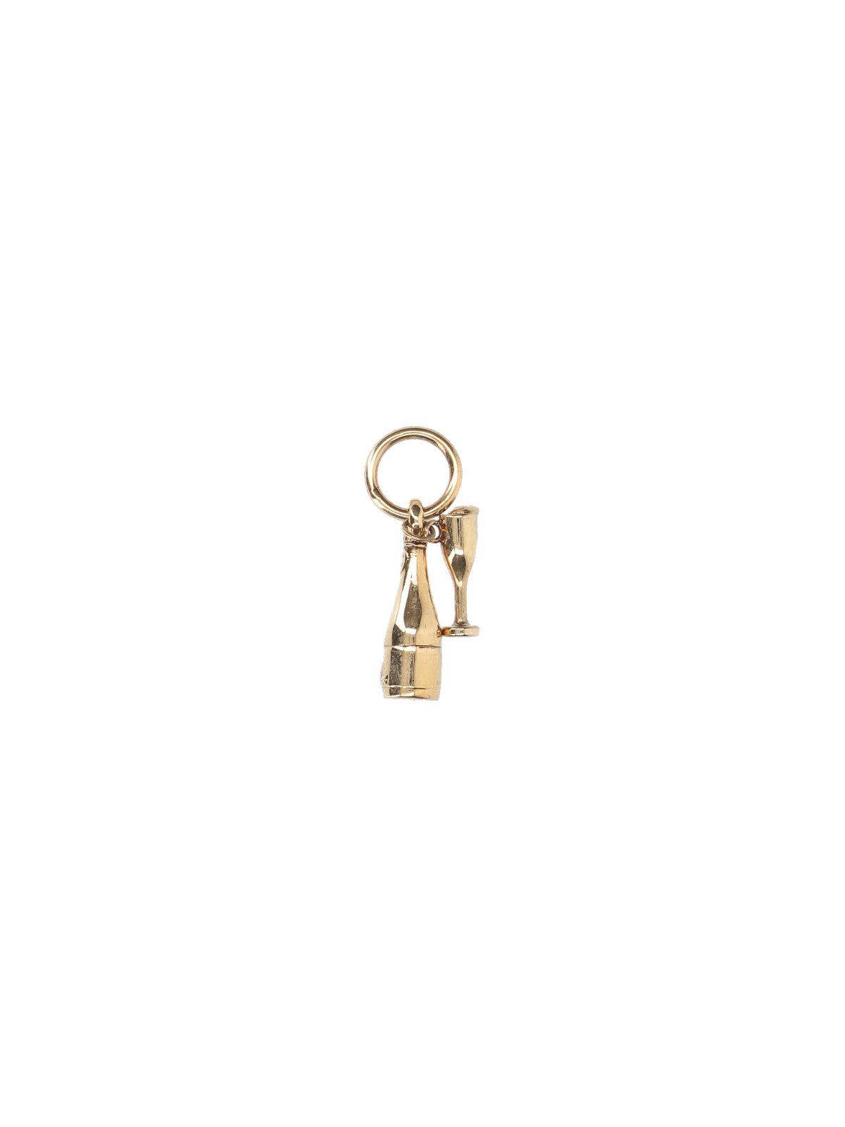 Chloè Keychains Golden Brass