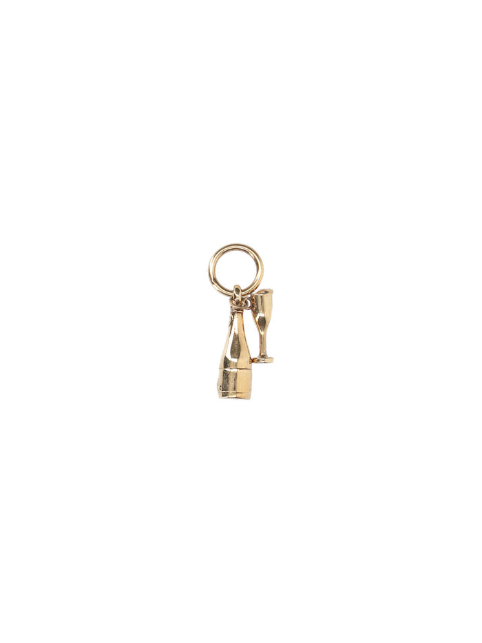 Chloè Keychains Golden Brass