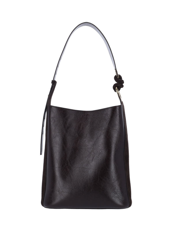 Anya Hindmarch 100% cowhide shoulder bag in black