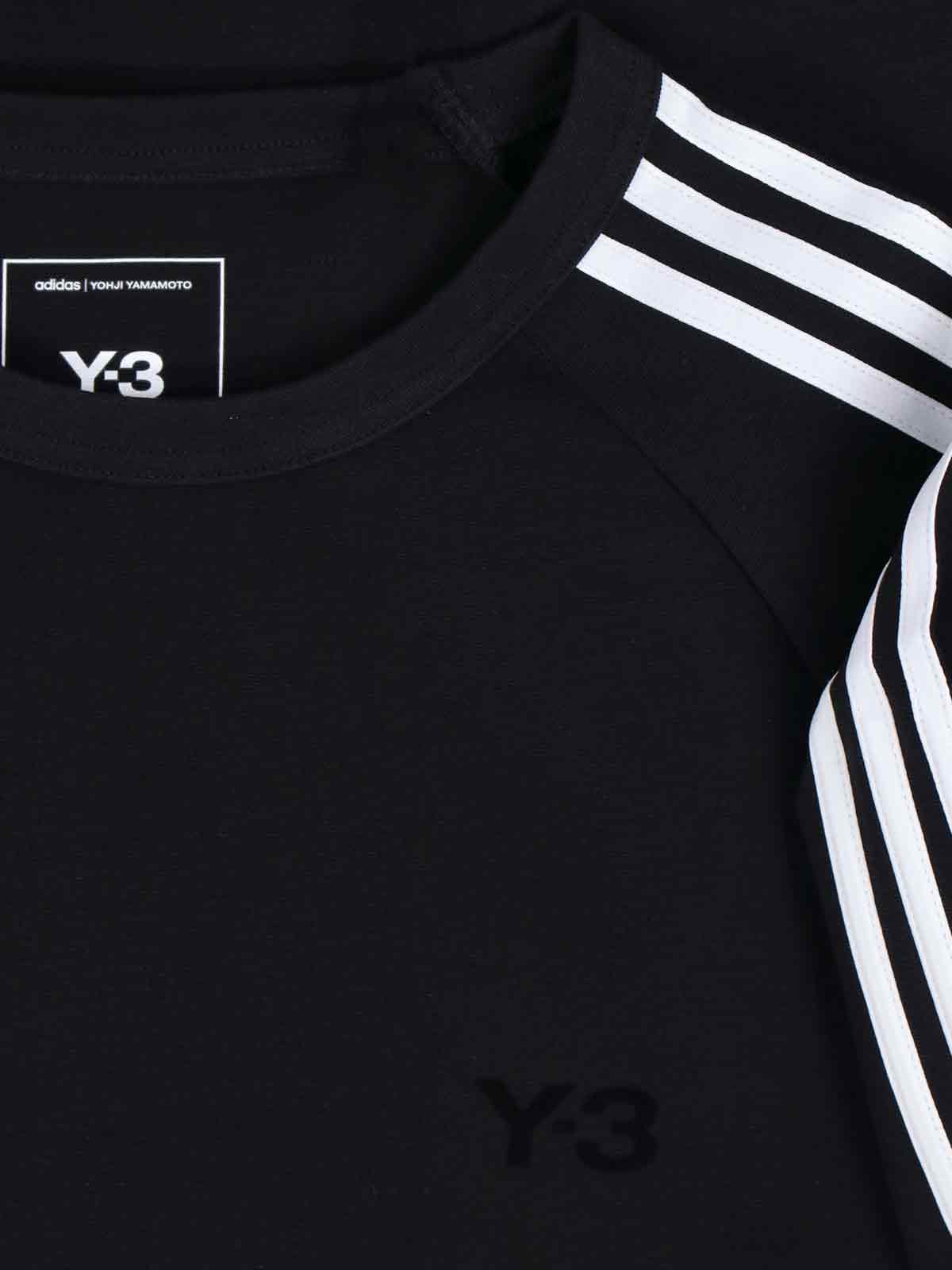 Y-3 T-shirts and Polos Black Lyocell