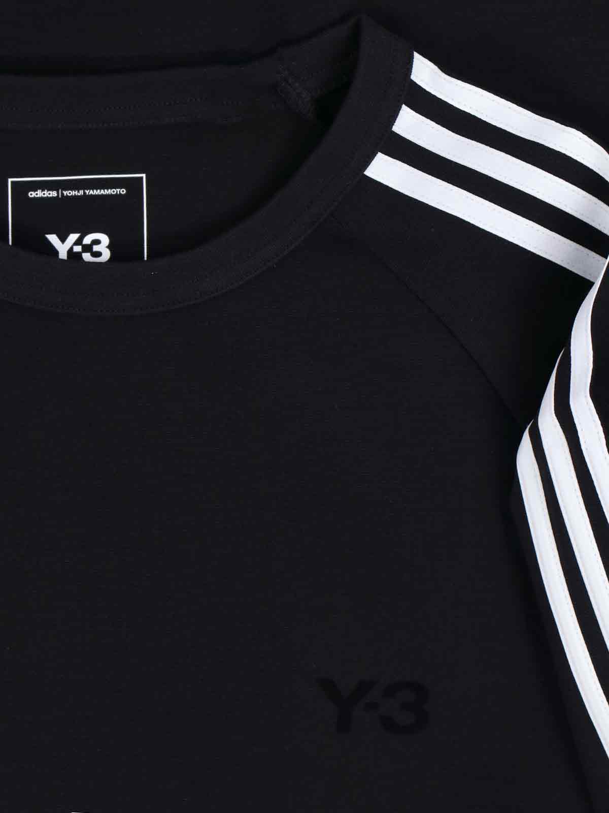 Y-3 T-shirts and Polos Black Lyocell