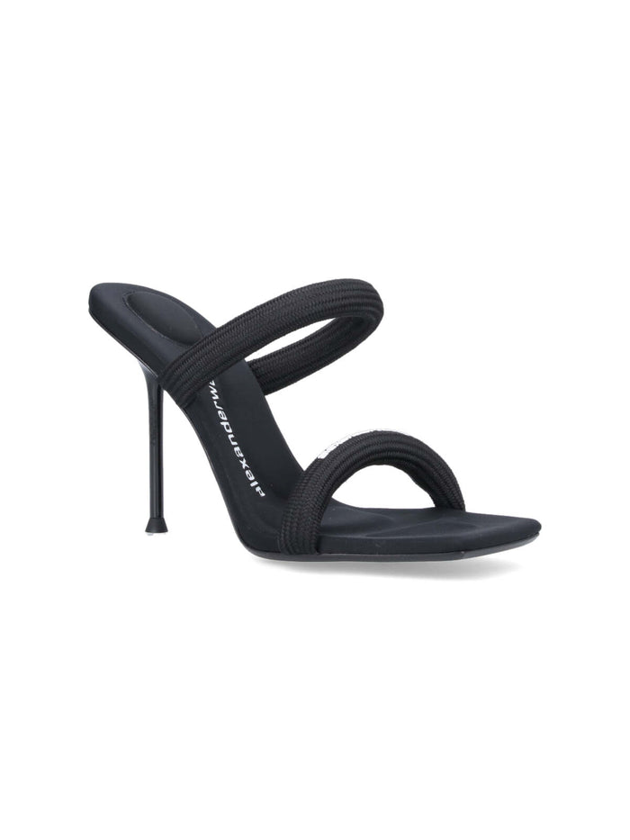 Alexander Wang With Heel Black Upper: Nylon